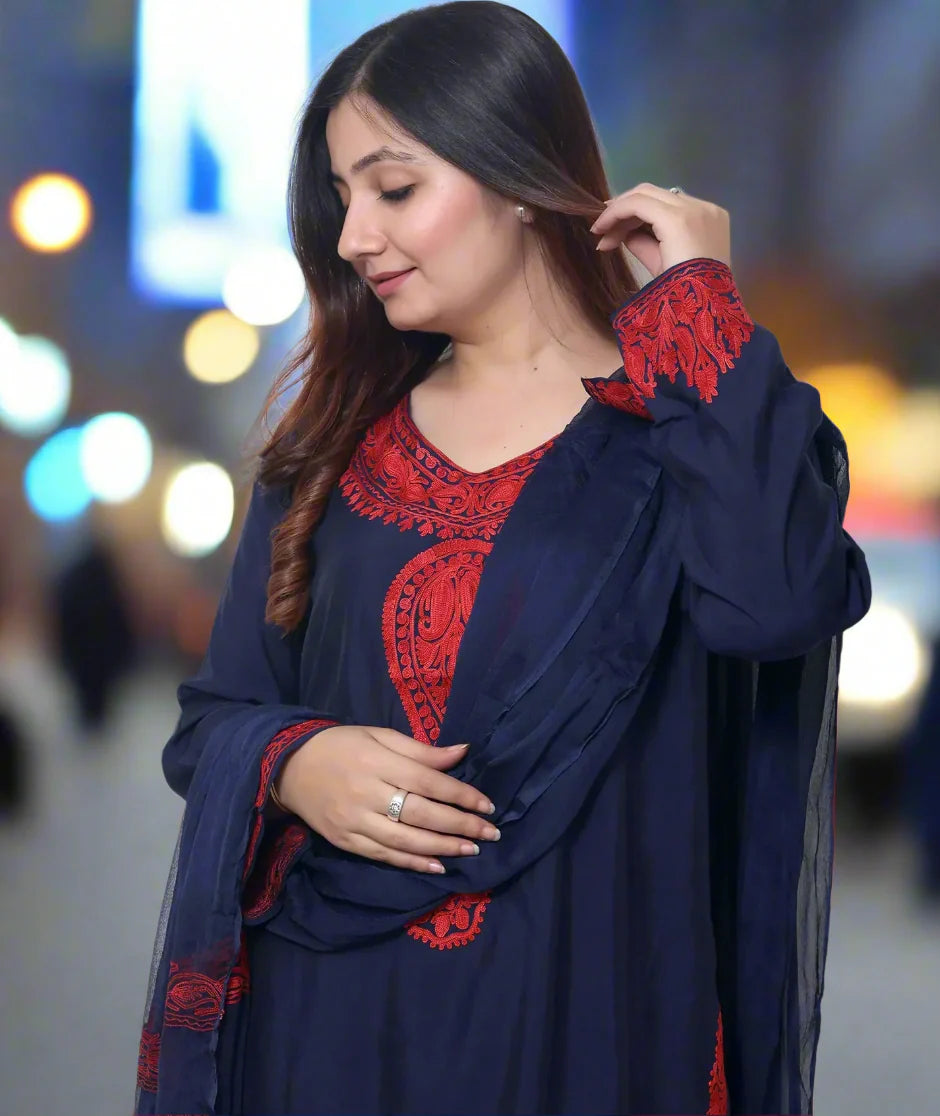 Ladies Co-Ord Sets - Embroidered