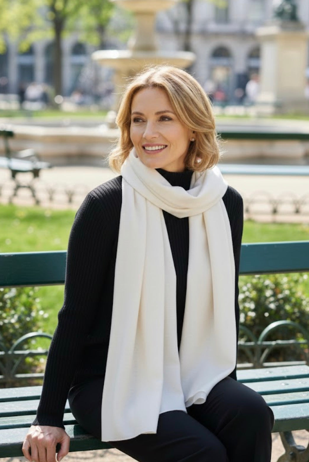 Unisex Super Soft Woollen Plain Colored Stoles