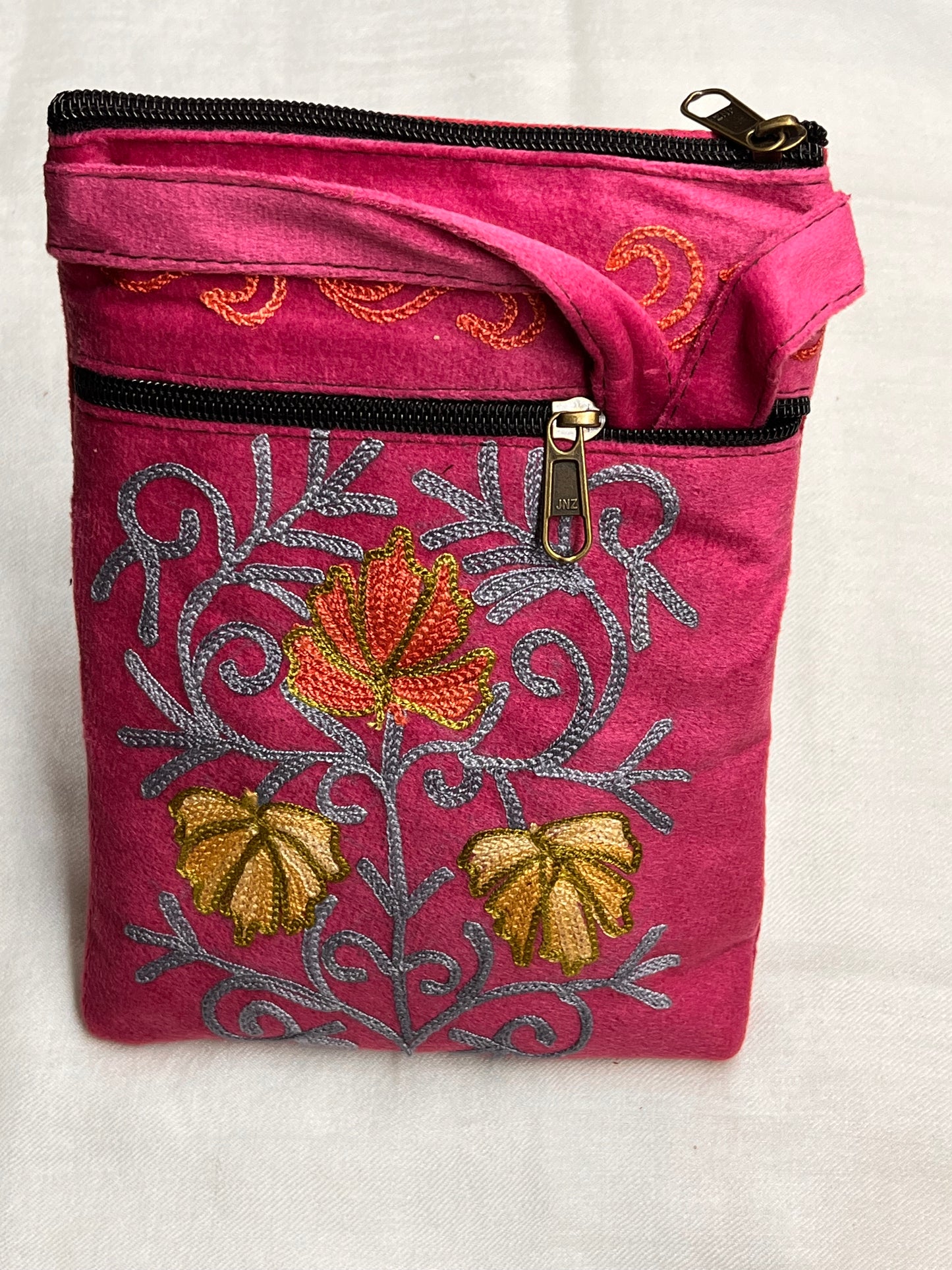 Craftique Kashmiri Embroidered Sling Bag | Chinar Vine
