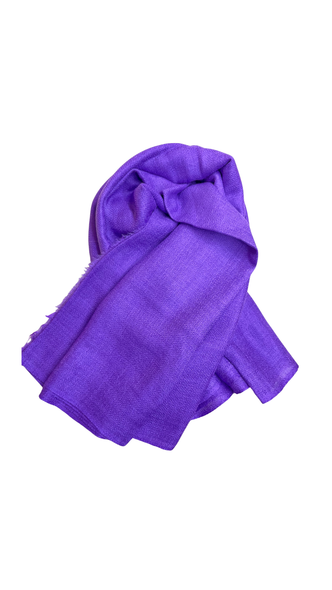 Craftique Extra Soft Purple Colored Woollen Unisex Stole