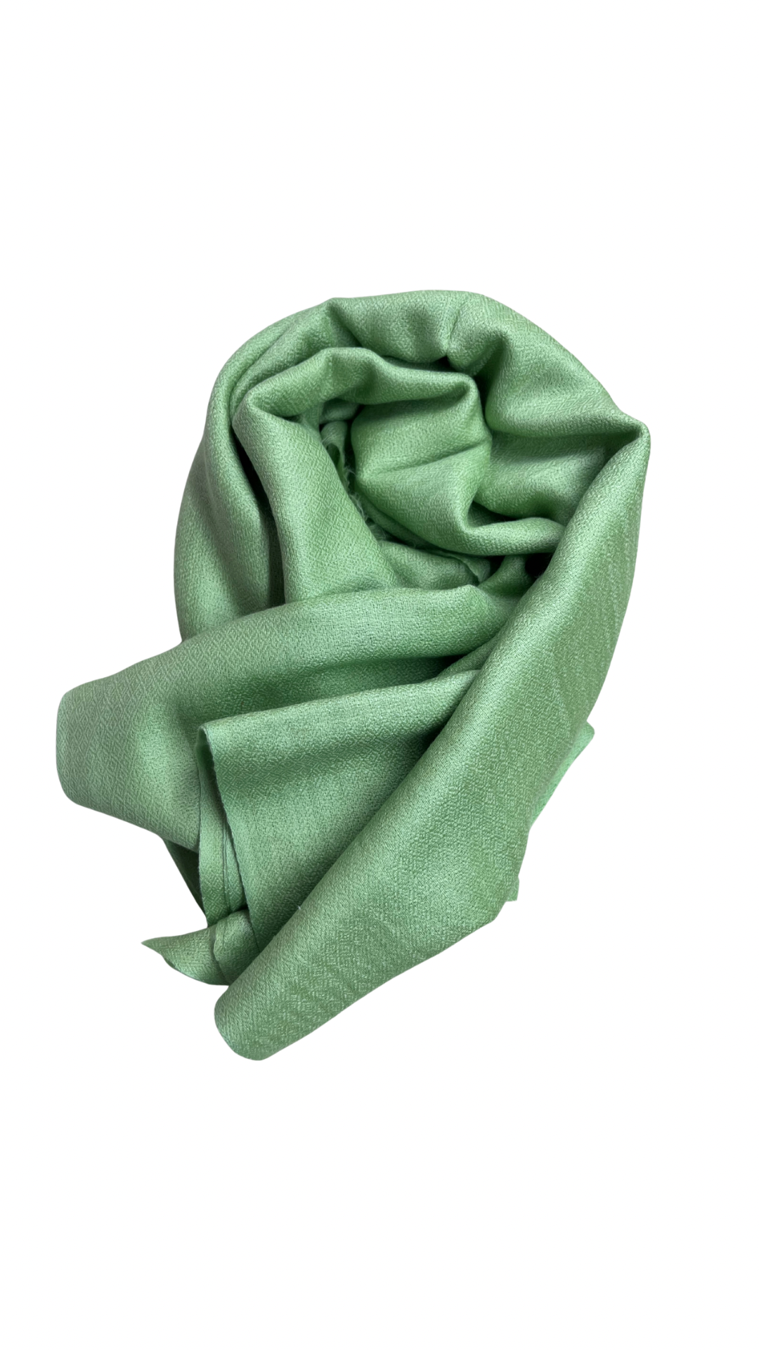 Craftique Extra Soft Light Green Colored Woollen Unisex Stole