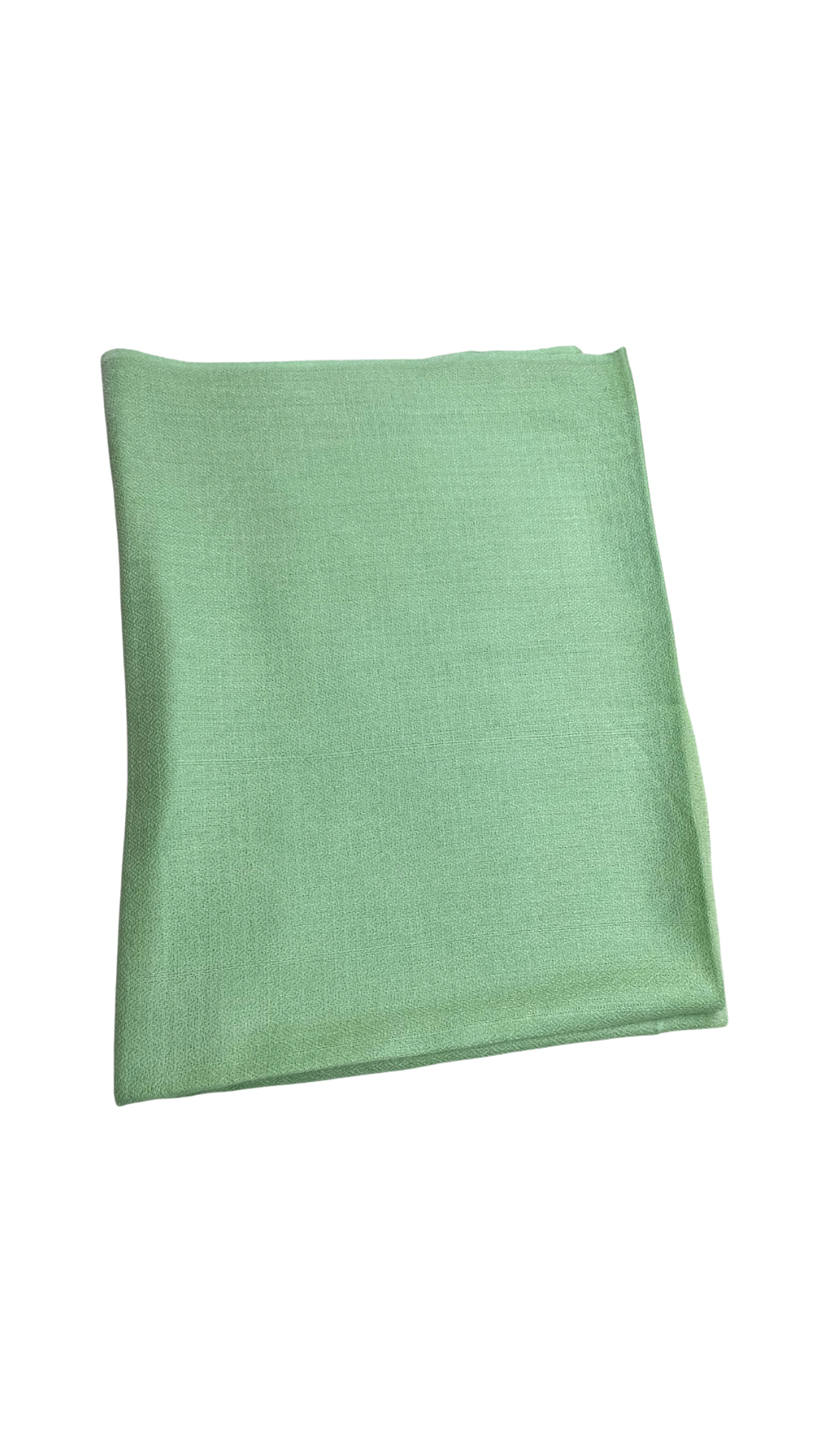 Craftique Extra Soft Light Green Colored Woollen Unisex Stole
