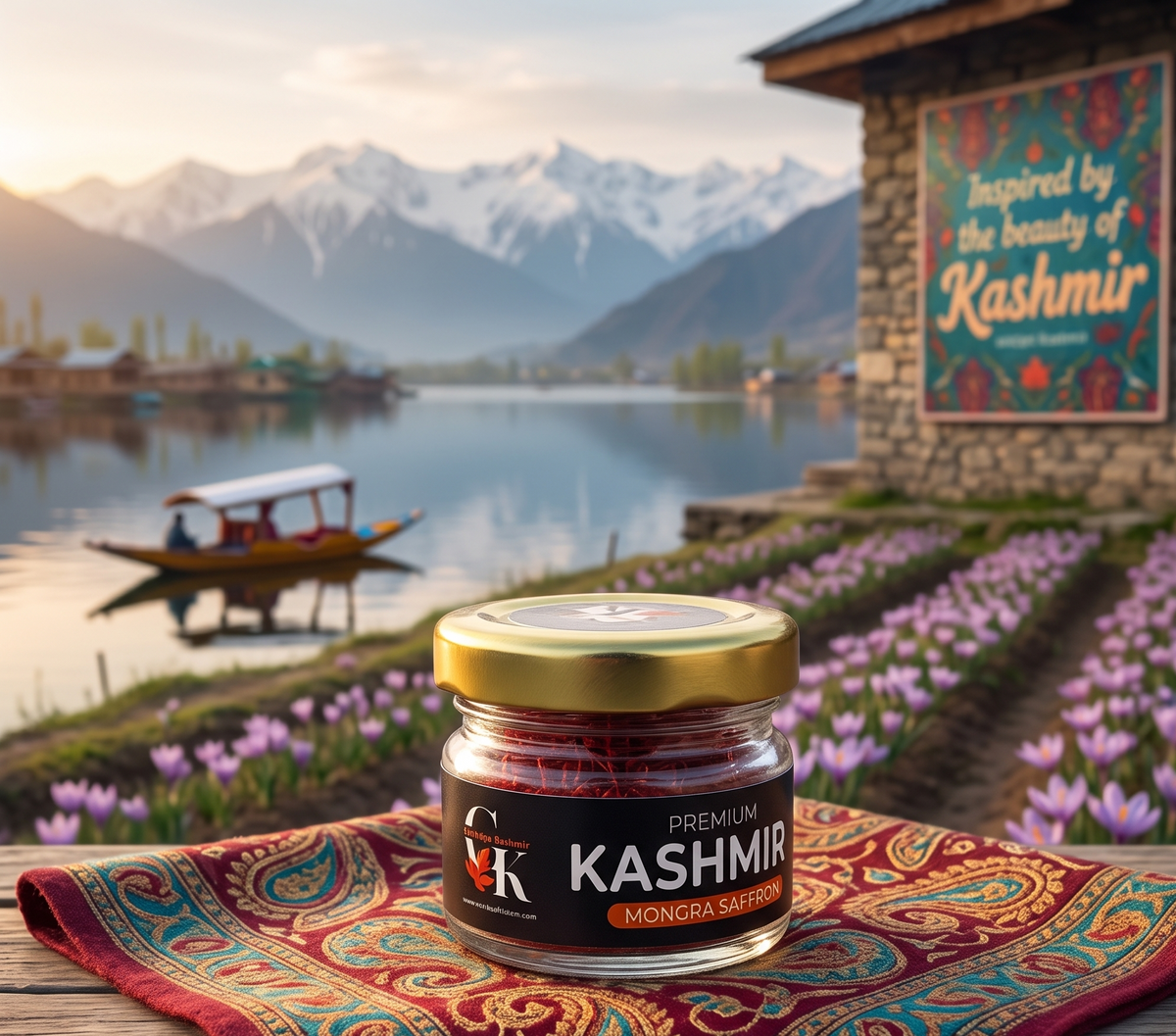 Premium Craftique Kashmir Mongra Saffron (Kesar) 4 gm