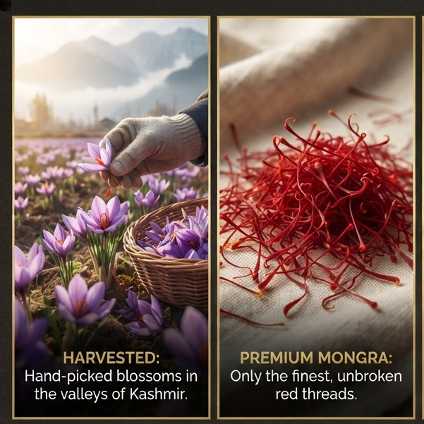 Premium Craftique Kashmir Mongra Saffron (Kesar) 4 gm
