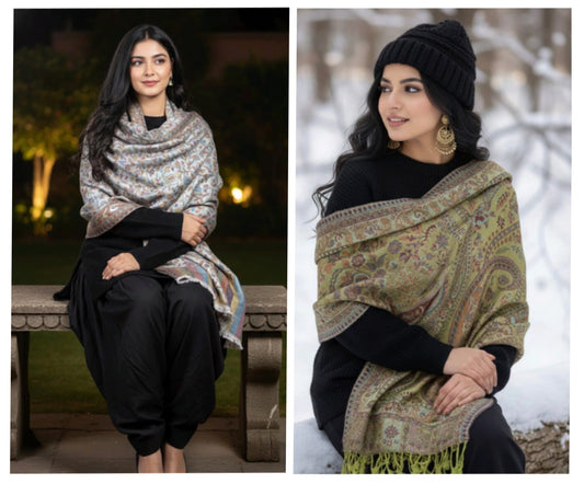 The Classic Elegance Duo | White & Light Green