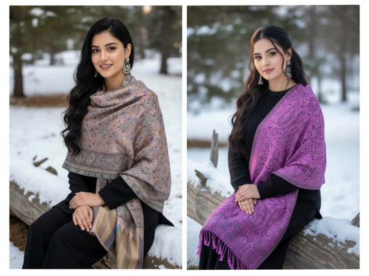 The Classic Elegance Duo | Pink & Biscuit Brown